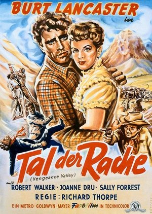 Poster Tal der Rache 1951