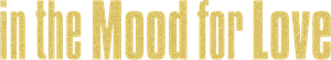 In the Mood for Love — Logos 4