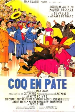 Poster Coq en pâte 1952