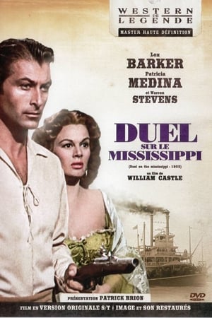 Poster Duel Sur le Mississippi 1955