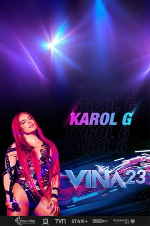 Poster Karol G en el Festival Viña del Mar 2025