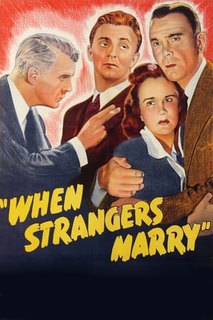 Poster Heirate niemals einen Fremden 1944