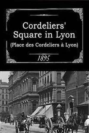 Poster Cordeliers' Square in Lyon 1895