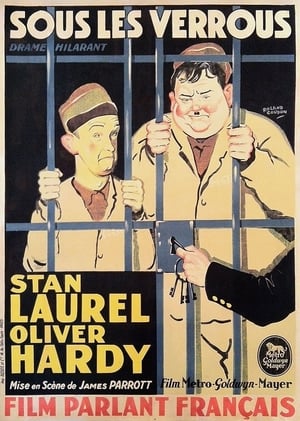 Poster Laurel Et Hardy - Sous les verrous 1931