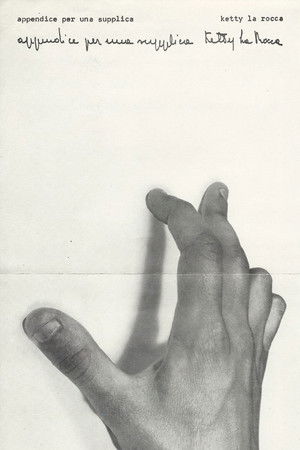 Appendice per una supplica