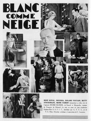 Poster Blanc comme neige 1931