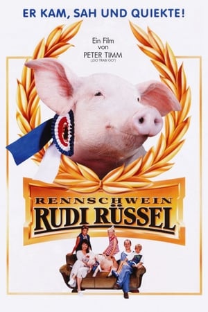 Poster Rennschwein Rudi Rüssel 1995