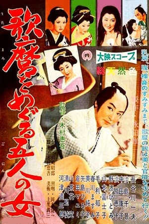 Poster 歌麿をめぐる五人の女 1959