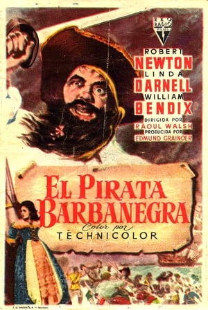 Poster El pirata Barbanegra 1952