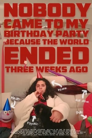 Poster Nobody Came to My Birthday Party Because the World Ended Three Weeks Ago 2024