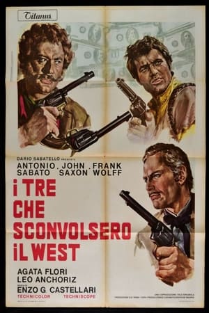 Poster I Tre Che Sconvolsero Il West 1968