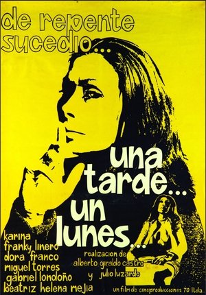 Póster oficial de la película Una tarde un lunes