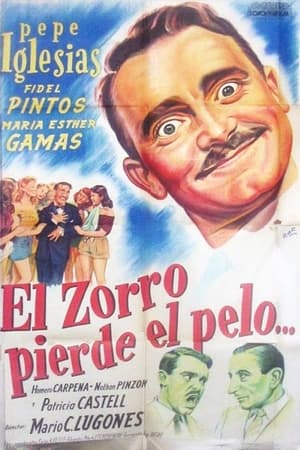 Poster El zorro pierde el pelo 1950