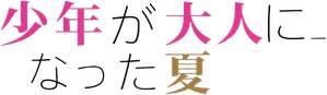 少年成为大人的夏天