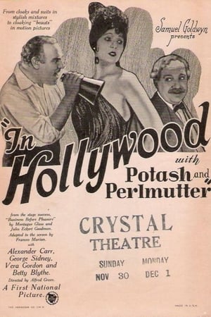 Poster In Hollywood with Potash and Perlmutter 1924