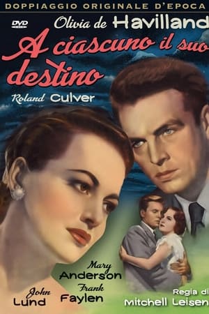 Poster A ciascuno il suo destino 1946