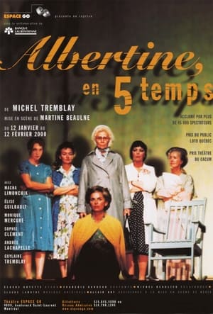 Poster Albertine en cinq temps 2000