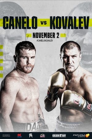 Poster Canelo Alvarez vs. Sergey Kovalev 2019