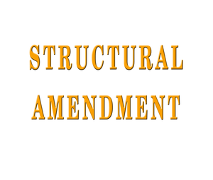 Structural Amendment
