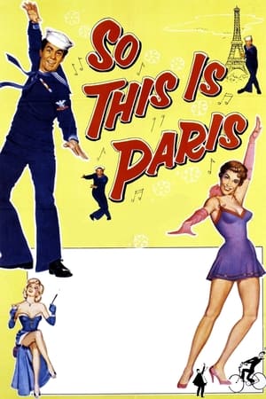 Poster Tres amores en París 1954