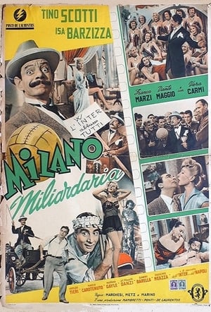 Poster Milano miliardaria 1951