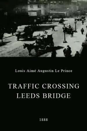 Poster Traffic Crossing Leeds Bridge 1888