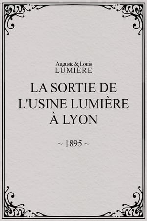 Arbeiter verlassen die Lumière-Werke