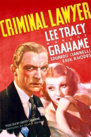 Poster Criminal Lawyer 1937