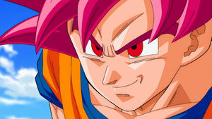 Image Show Us, Goku! The Power of a Super Saiyan God!