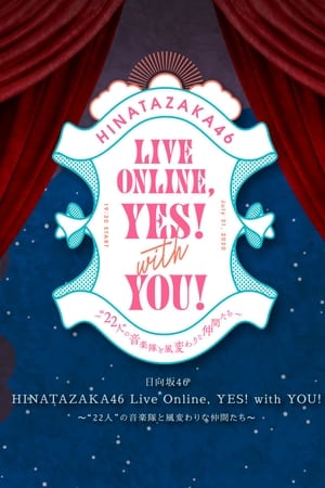 Poster HINATAZAKA46 Live Online，YES！with YOU！ 2020