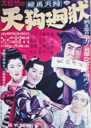 Poster 鞍馬天狗 天狗廻状 1952