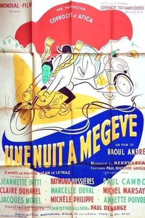 Poster Une nuit à Megève 1953