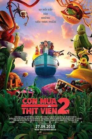 Poster Cơn Mưa Thịt Viên 2 2013