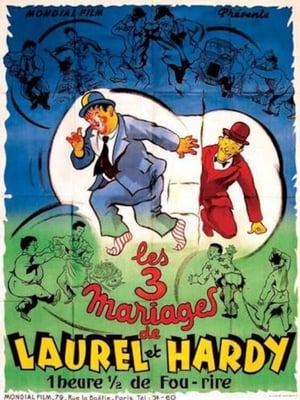 Poster Laurel et Hardy - Justes noces 1931