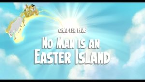 Legend of the Three Caballeros No Man is an Easter Island