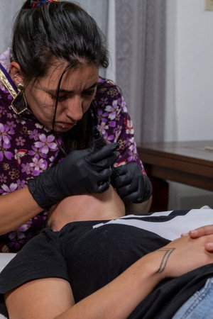 The Line She Carries