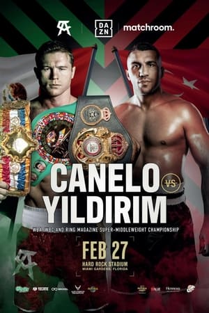 Poster Canelo Alvarez vs. Avni Yildirim 2021