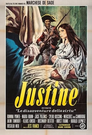 Poster Justine ovvero le disavventure della virtù 1969