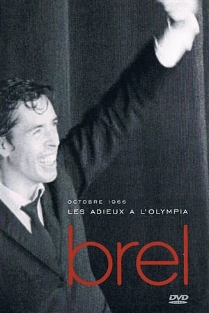 Poster Jacques Brel - Les Adieux à l'Olympia 1966