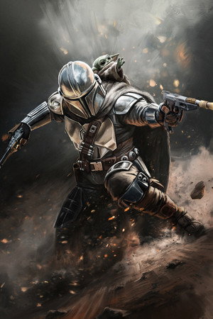 poster Star Wars: The Mandalorian and Grogu