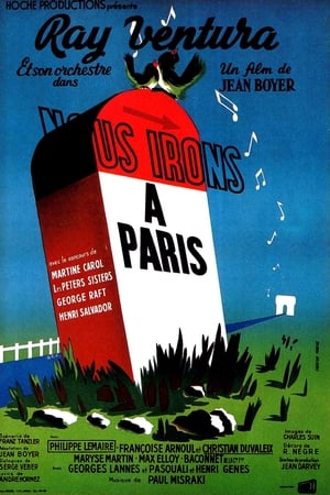 Poster Nous irons à Paris 1950