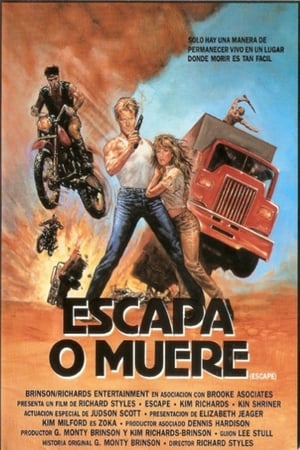 Poster Escapa o muere 1989