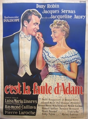 Poster C'est la faute d'Adam 1958