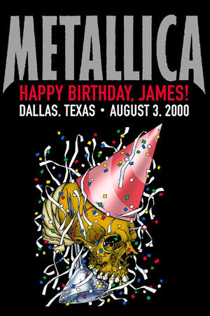 Poster Metallica: Live in Dallas, Texas - August 3, 2000 2020