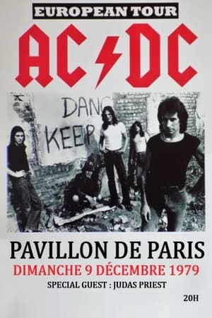 Poster AC/DC - At the Pavillon in Paris 1979 (2008)