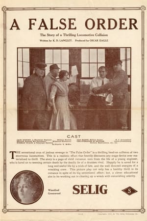 Poster The False Order 1913