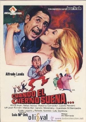 Poster Cuando el cuerno suena 1975