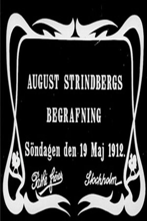 Poster August Strindbergs begravning 1912