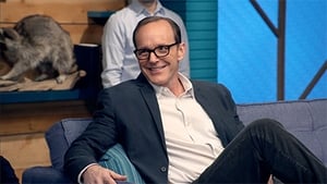 Image Clark Gregg Wears a Navy Blazer & White Collared Shirt