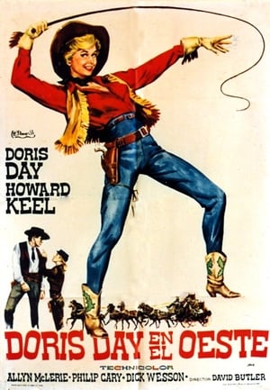 Poster Doris Day en el Oeste 1953